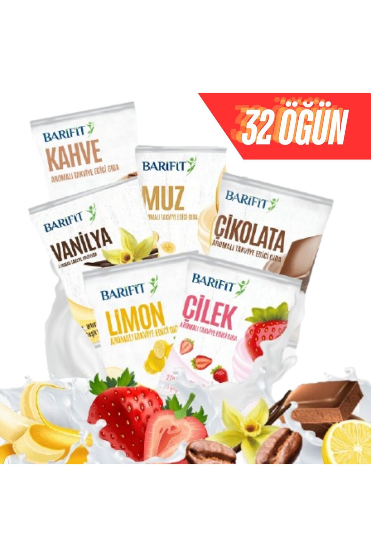 Barifit Bariatrik ProteinTozu Mix (32'li) SHA...