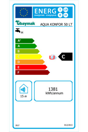 Aqua Konfor Silindirik 80 Litre Elektrikli Termosifon Mtk-80 (MONTAJ HARİÇ) Image 3