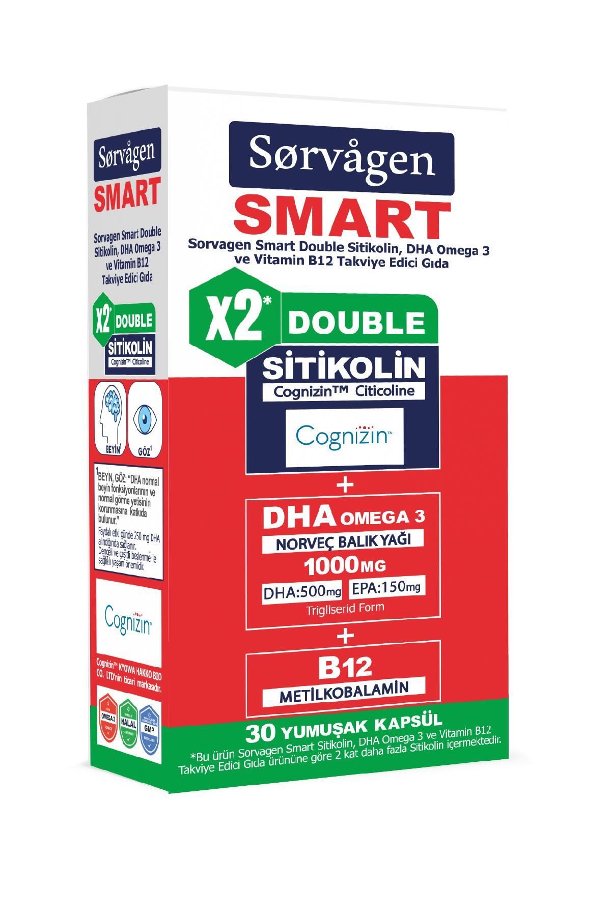 SorvagenSmart DoubleSitikolin (250 MG), Dha O...