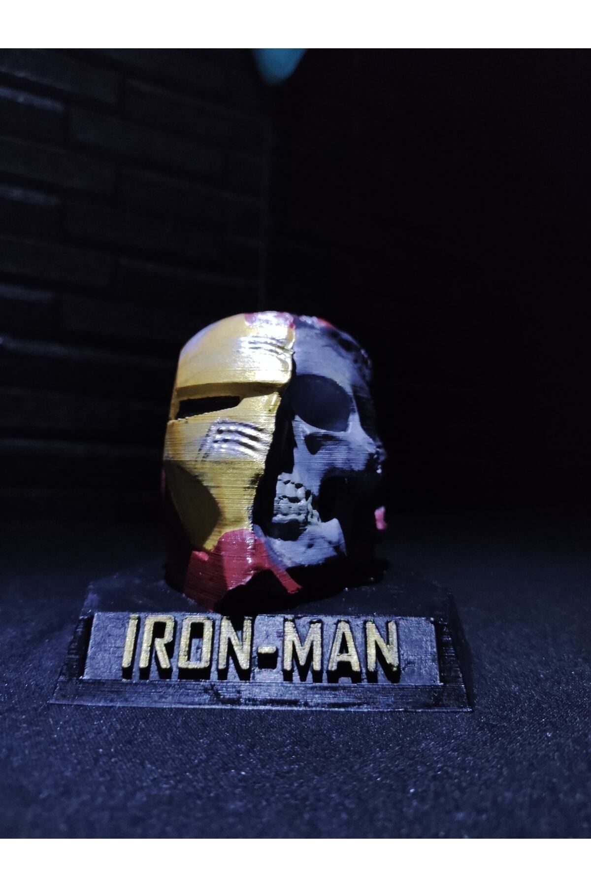 Tezgah3d Ironman KurukafaBüst/iron Man Kask M...