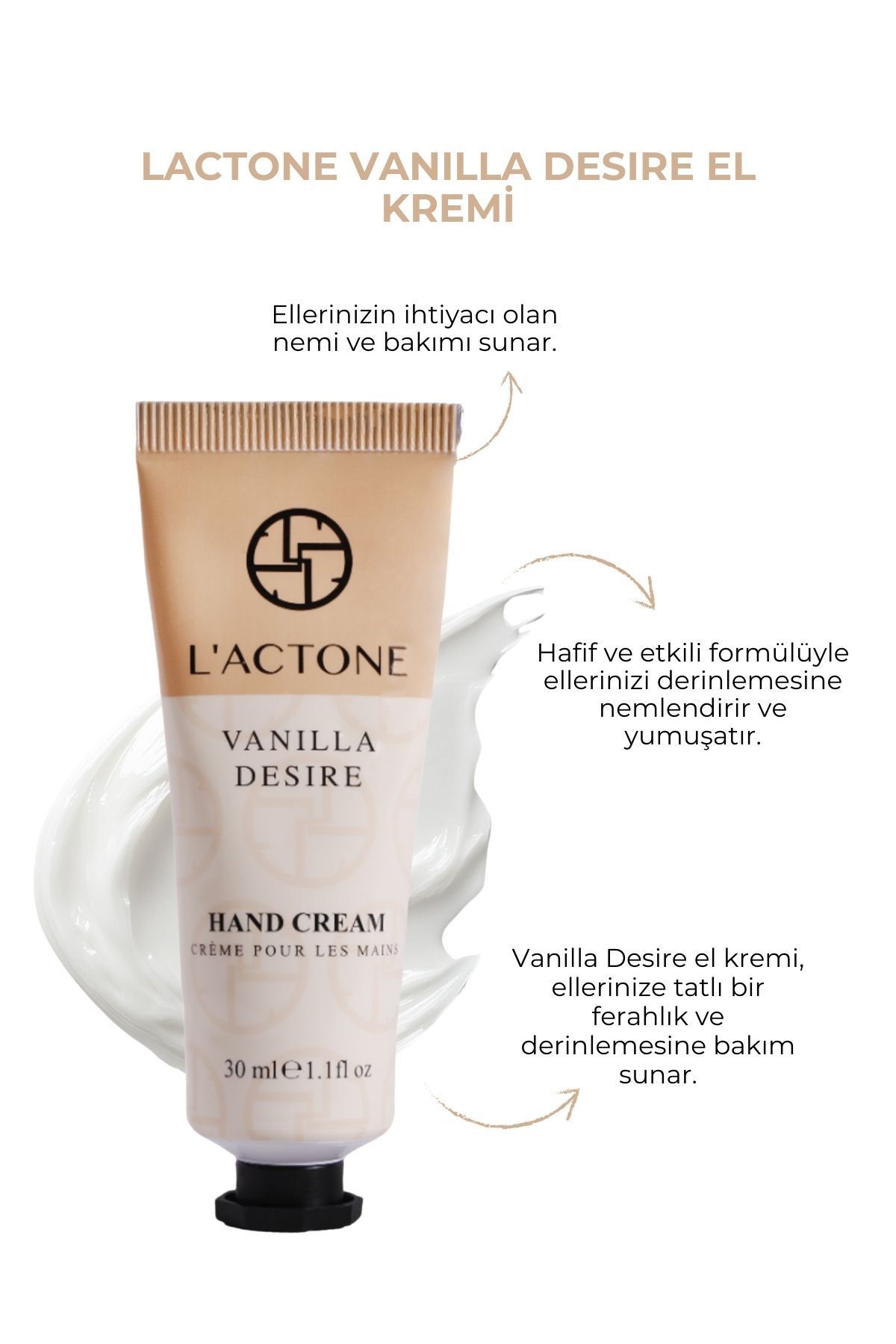 Coconut & Almond & Vanilla Desire Hand Cream 3’lü Set 30 ml / El Kremi