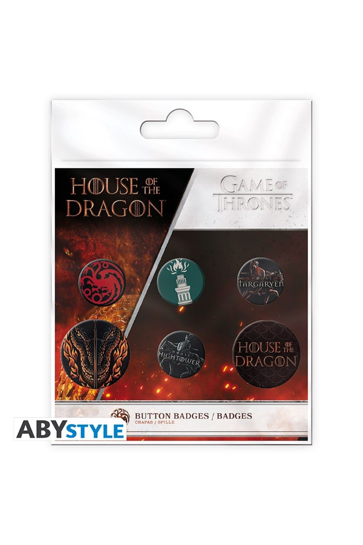 ABYstyle House Of The DragonBadge Pack Houses...