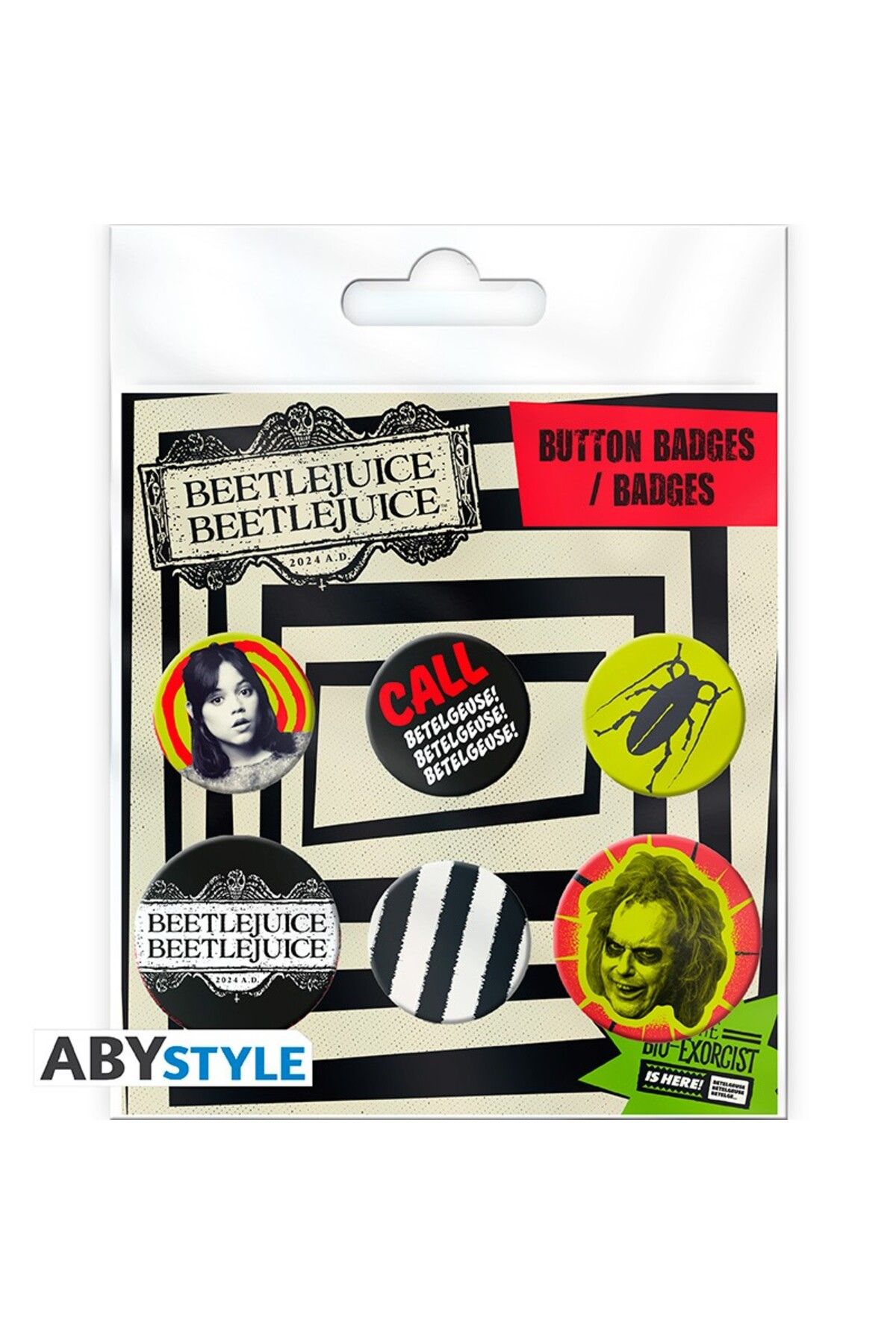 ABYstyle Beetlejuıce BadgePack ( Rozet Seti )...