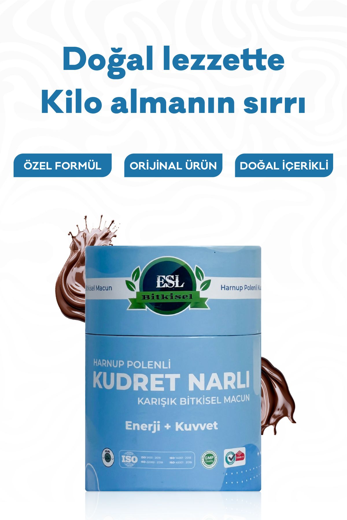 İştah Açıcı,kilo Aldırıcı,enerji,kudret Narı & Harnup Polenli Bitkisel Vitamin Takviyeli Macun 240gr