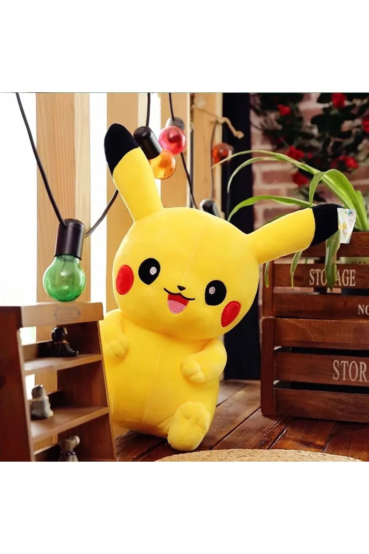 Techmarketi 32cm PikaçuPokemoon peluş oyuncak...