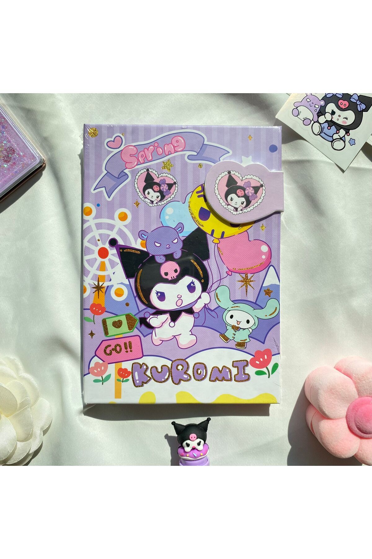 Wisevelya Mor Kuromi Defter