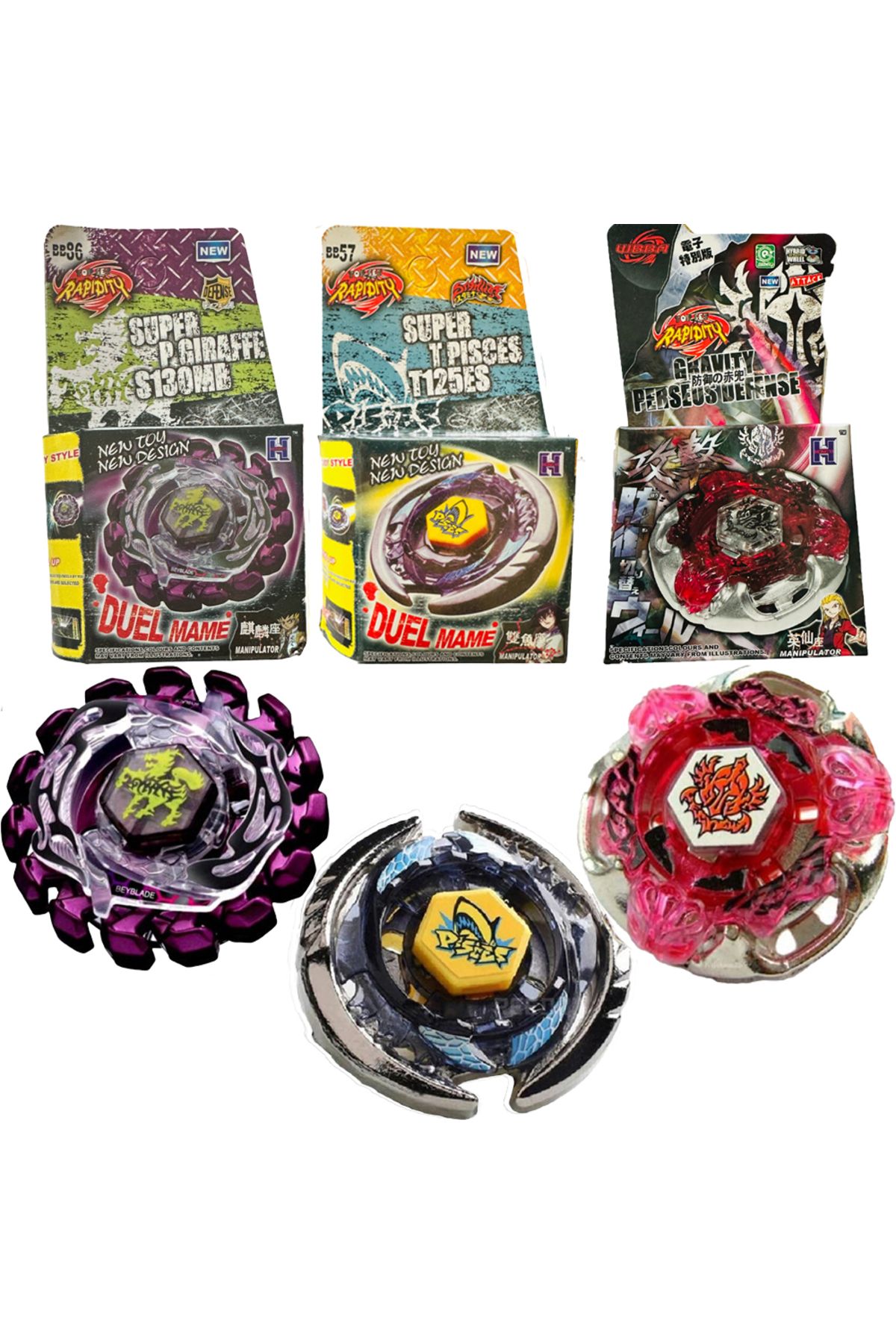 BeybladeMetal Fusion PosionGiraffe (BB-86) &...