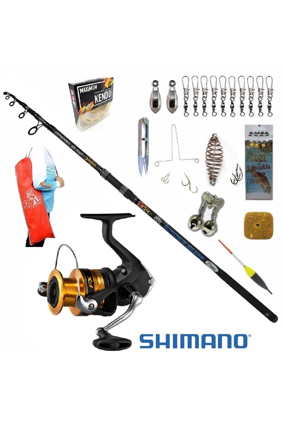 shimano Fx4000 Kendo SpiderSurf 390cm 50-150g...