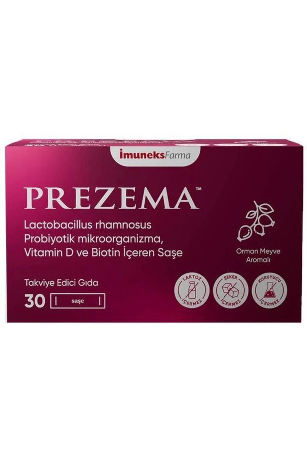 ImuneksFarma Prezema TakviyeEdici Gıda 30 Şas...