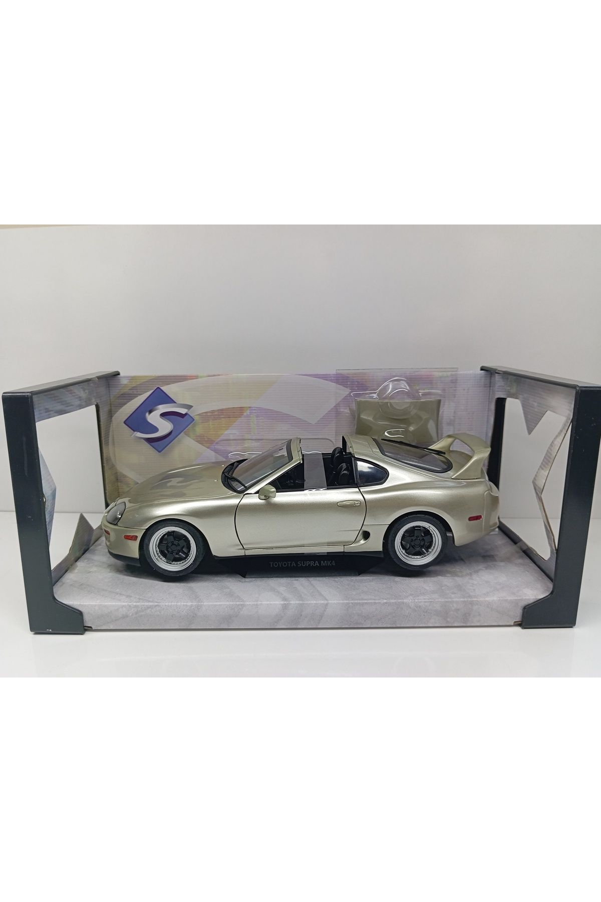 1:18 TOYOTA SUPRA MK-4 TAVAN AÇILIR. DİECAST METAL ARABA