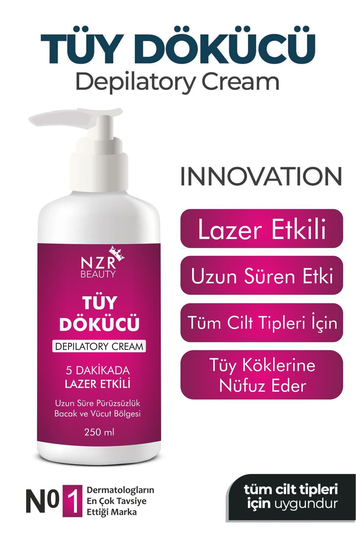 NZR BEAUTYpremium tüy dökücüözel formül tüy a...