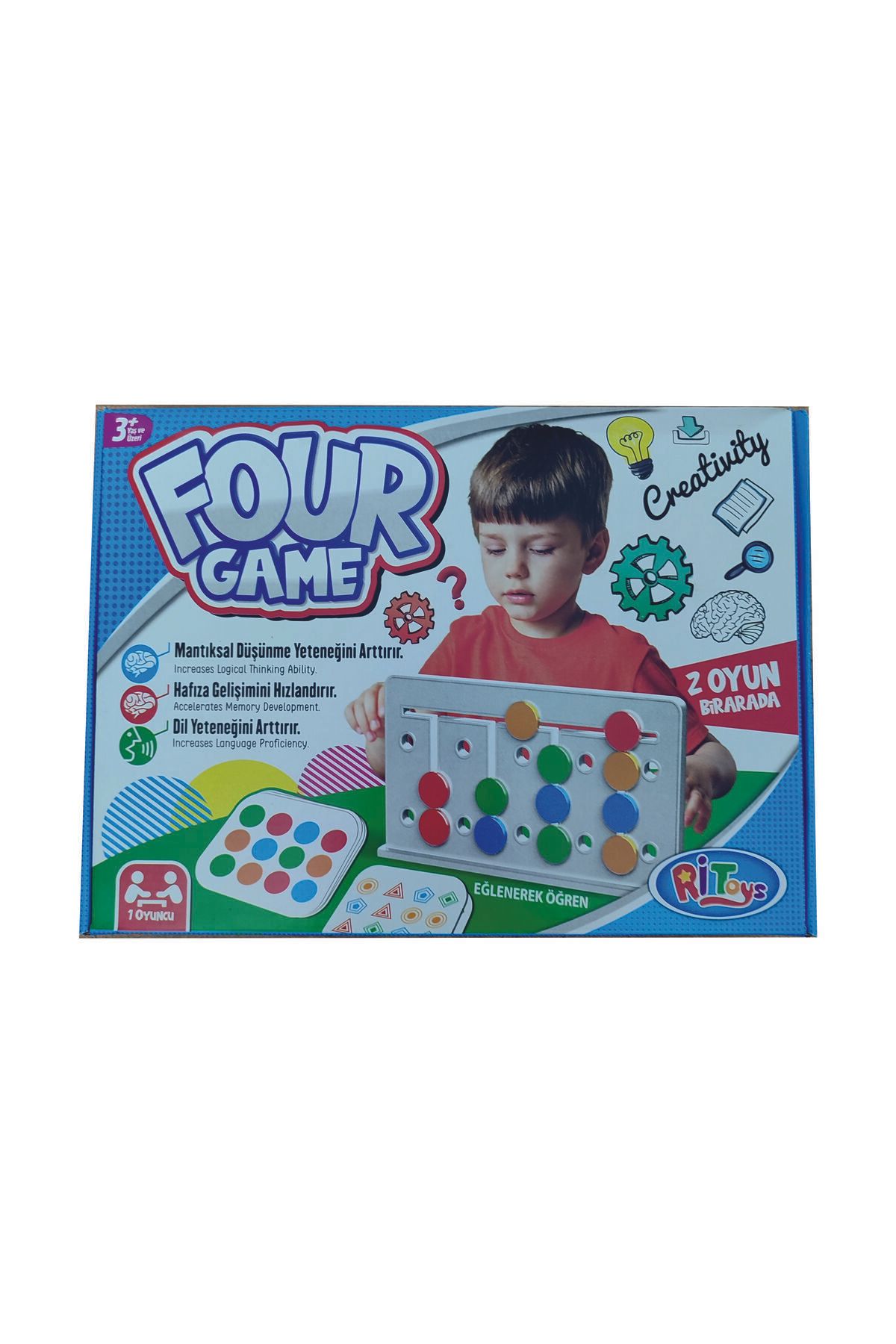 SHOP520 Four Game Çocuk ZekaGelişim Kutu Oyun...