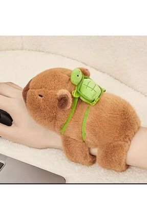Ceya Kaplumbağalı Peluş Kapibara Bileklik Oyuncak Ve Araba Aksesuarı 17 cm Image 0