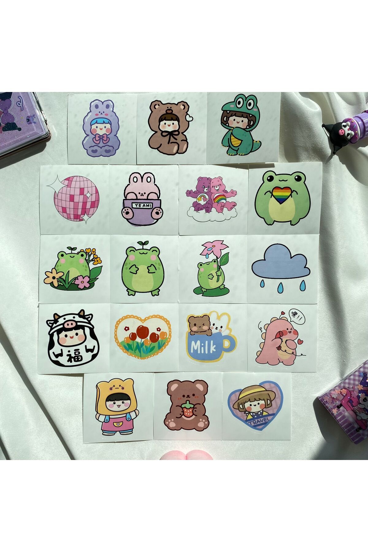 Kawaii Sticker Seti