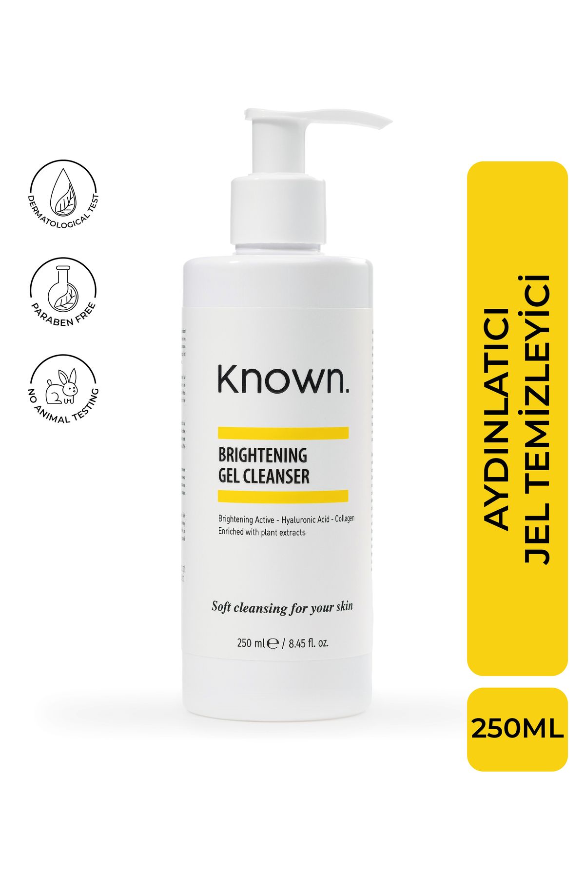 KNOWN.Aydınlatıcı JelTemizleyici 250 ml