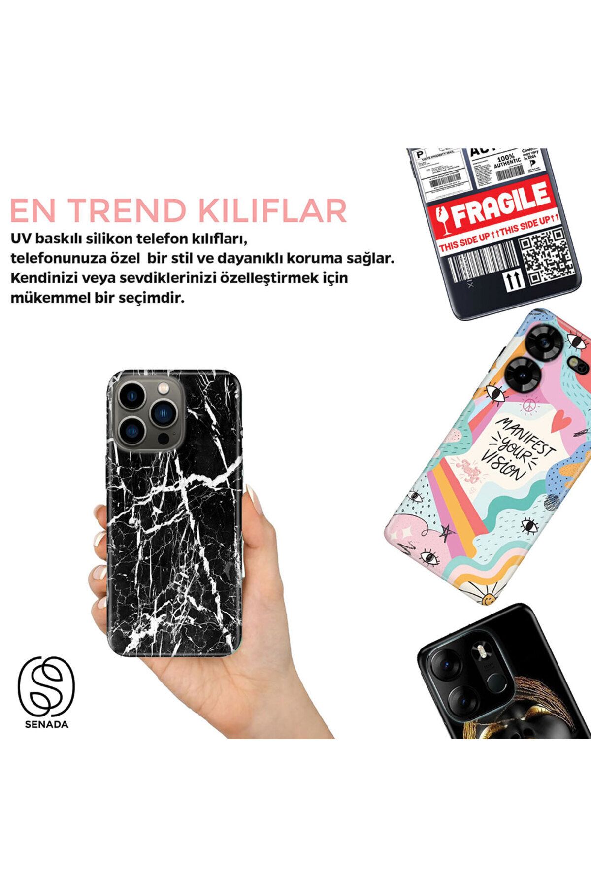 GT 2 Pro Kılıf Realme GT2 Pro Şeffaf Üzeri Baskılı Silikon Desenli Let Dream Love