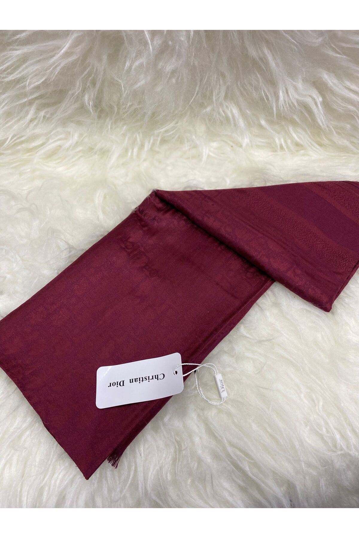 İPEKSCARFDiorr Desen KaşmirŞal Bordo