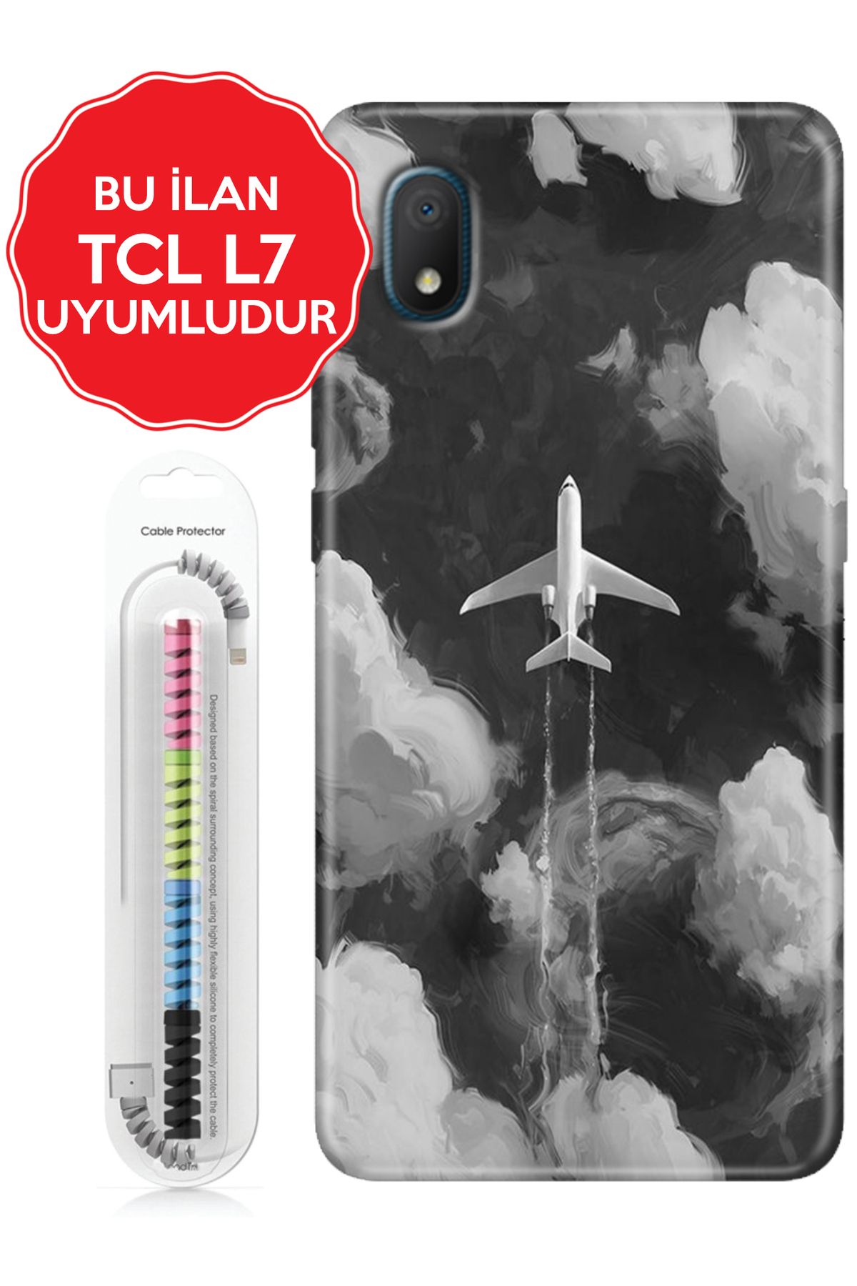 TCL L7 303 10L 10 20E 20SE 3030 SE Plus Kılıf...