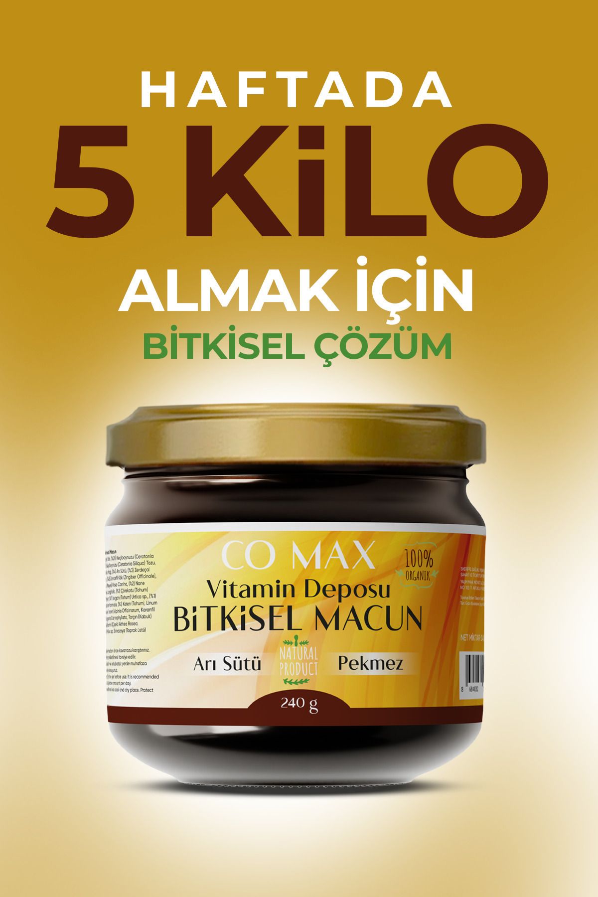 Co Max Kilo-aldırıcı Kakaolu,Pekmez, Arı Sütü...