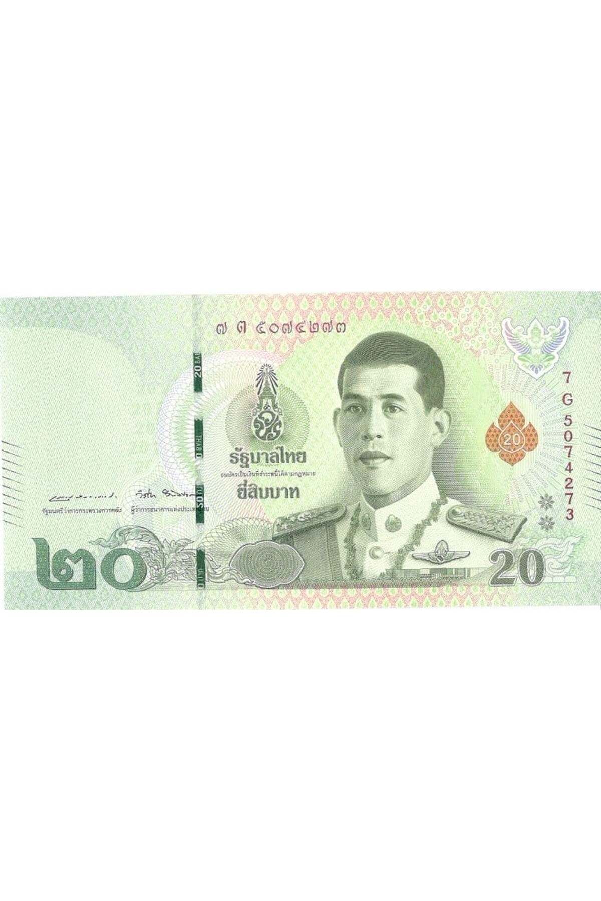 Benim KoleksiyonumTayland,20 Baht (2018) Eski...