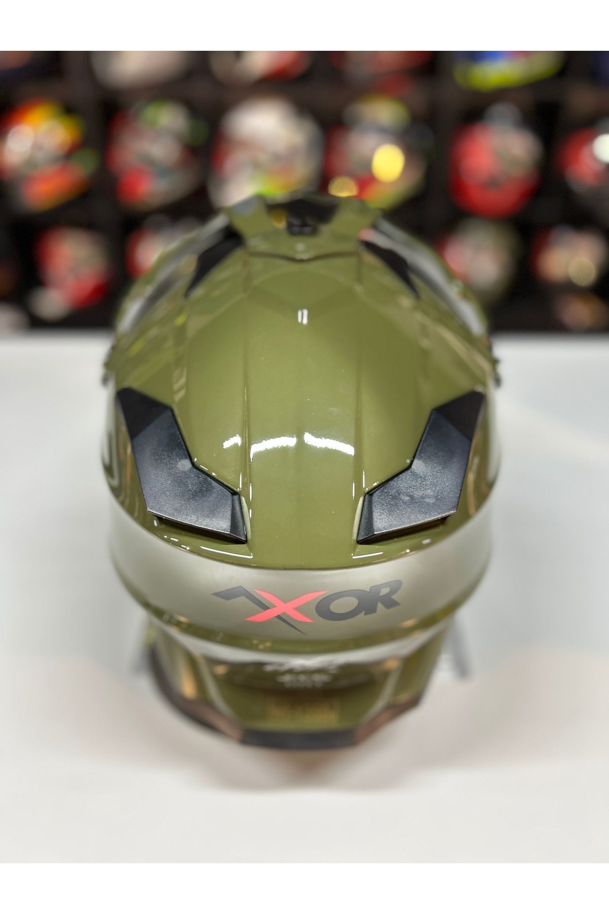 X- CROSS SC- BATTLE GREEN /KROSS KASK H.R.P DIŞ KABUK