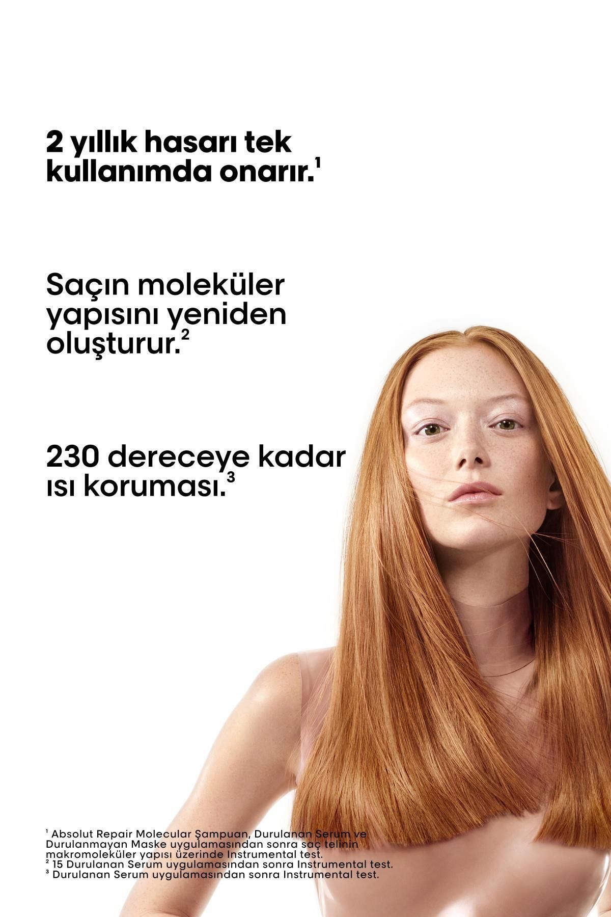 Absolut Repair Molecular Tüm Yıpranmış Saçlar İçin Durulanmayan Maske 50ml