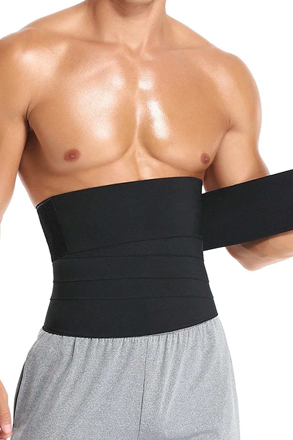 Dolamalı Beli Saran Inceltici Kum Saati Waist Trainer Bel Bandajı Korsesi Kadın-erkek