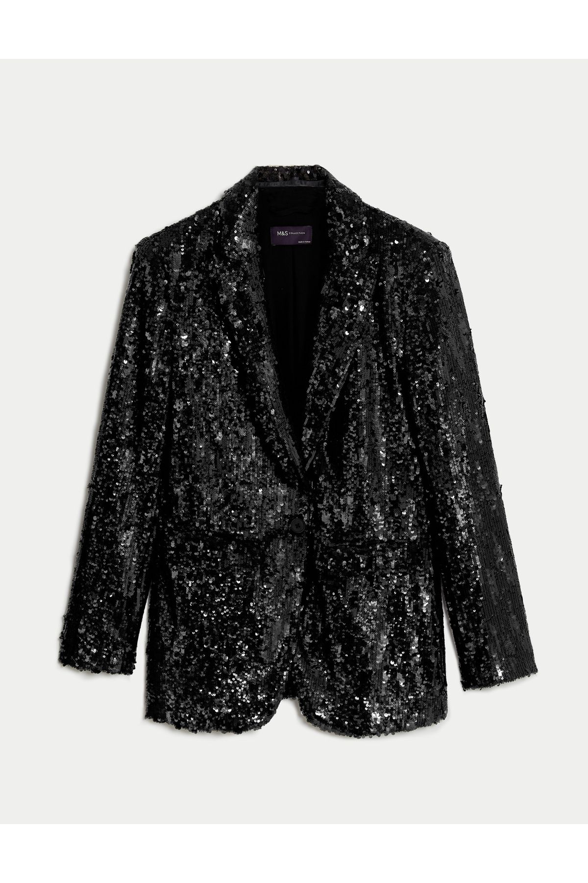 Payetli Tailored Fit Blazer Ceket