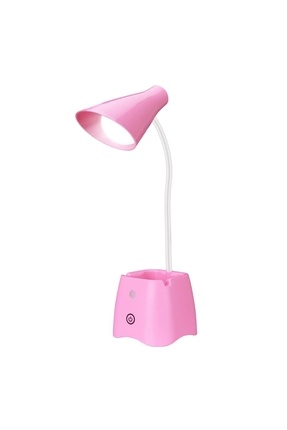 S-lınk Sl-m9052 Pembe 14 Ledli 3v 500mah Kalemlikli Masa Lambası Image 0