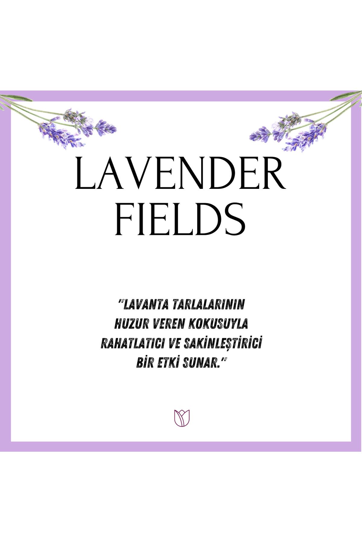 Lavanta Bahçesi Çubuklu Oda Kokusu Bambu Ocean Lavander Fields Diffuser 50ml