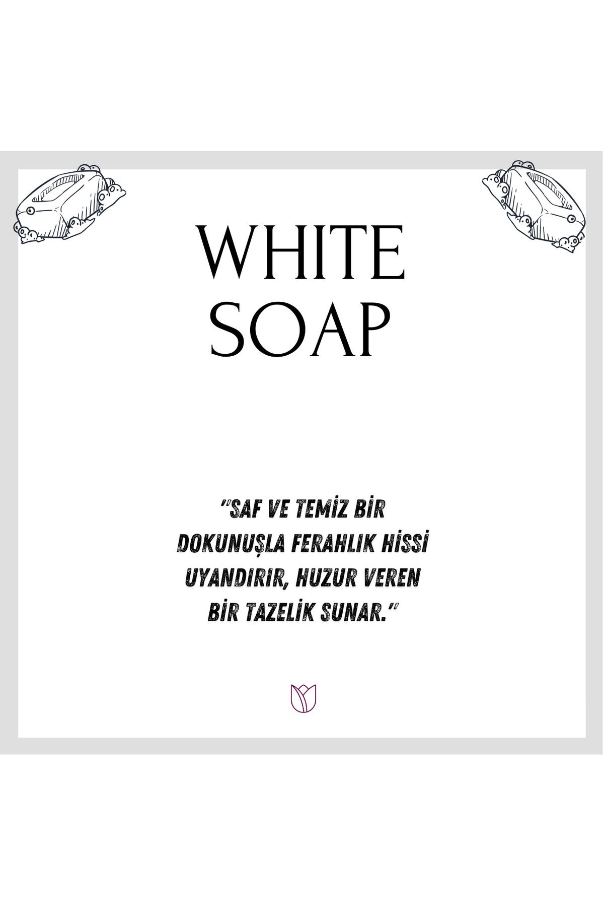 Beyaz Sabun Çubuklu Oda Kokusu Bambu White Soap Diffuser 50ml