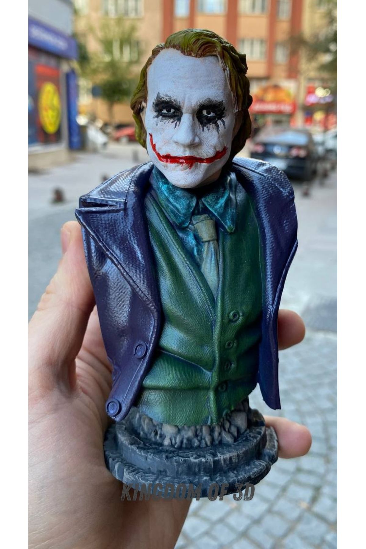 Kingdom of 3DJoker Figür,Joker Heath Ledger B...