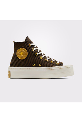 Chuck Taylor All Star Modern Lift Platform Corduroy Kadın Kahverengi Sneaker Image 0