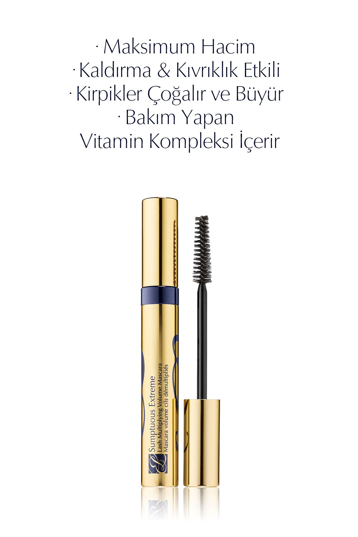 Maskara Seti - Sumptuous Extreme Mascara Göz Bakım Seti Maskara 8ml, Göz Kremi 5ml, Temizleyici 30ml