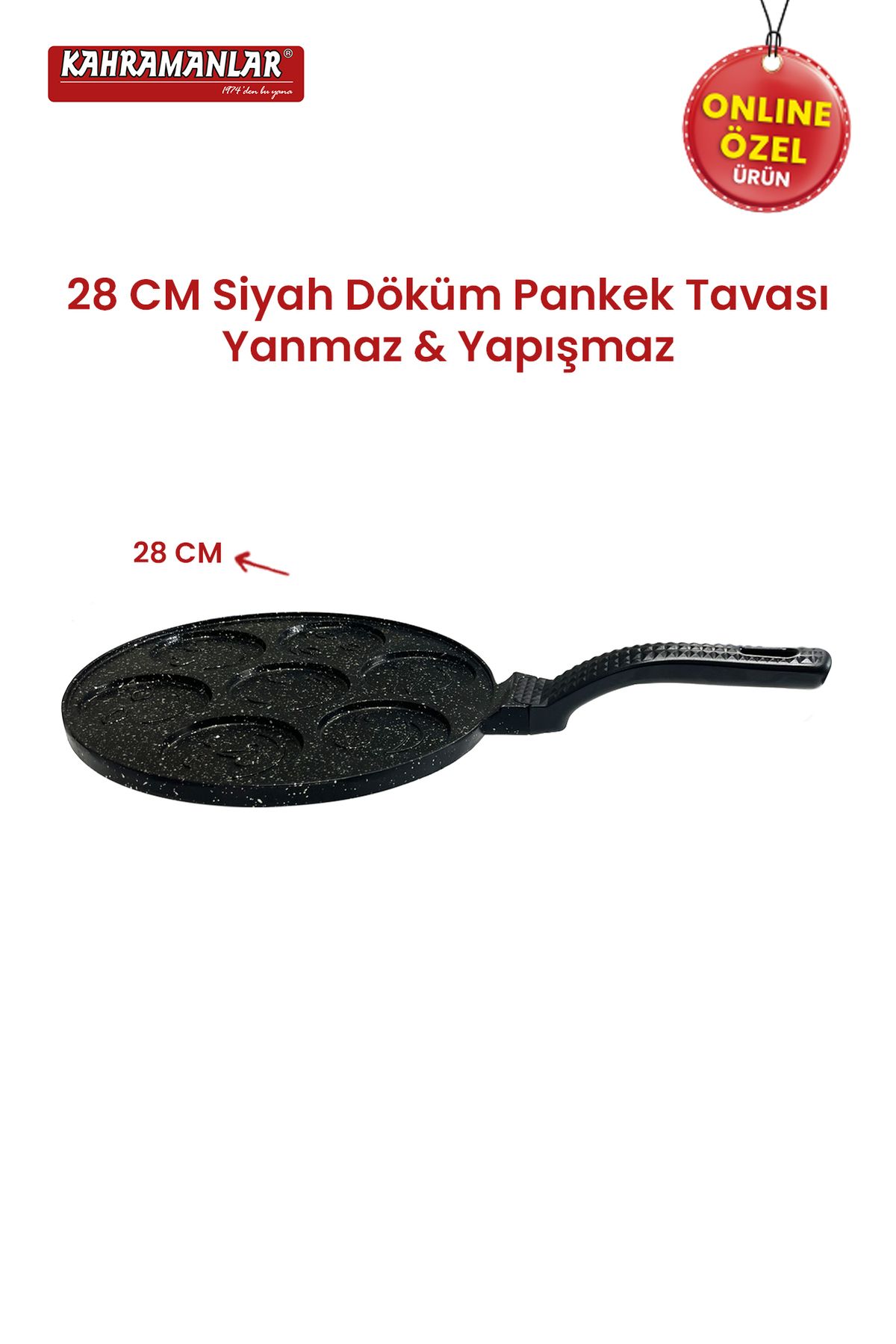 Helegra 2'li Pankek ve Krep Tavası Seti