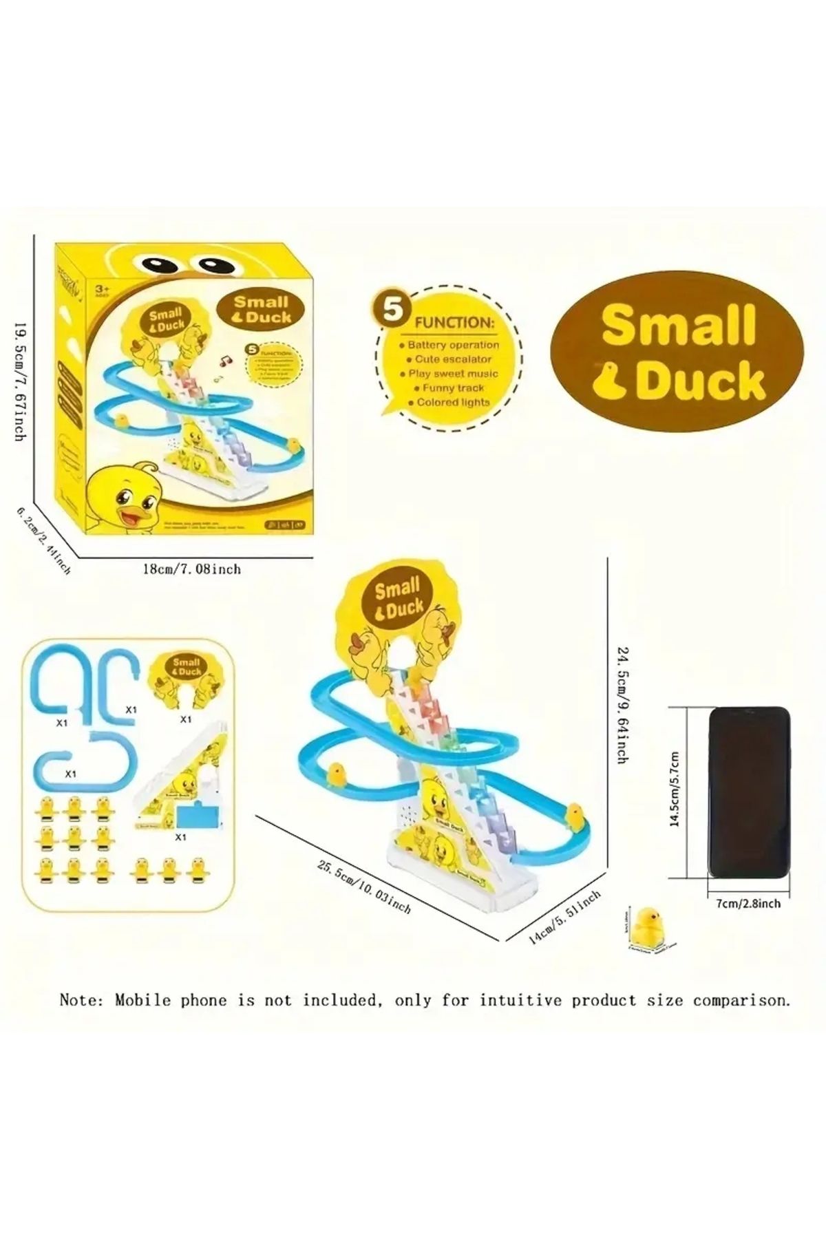 Toys 588-07 Small Duck 3 Ördekli Mediveli Oyuncak