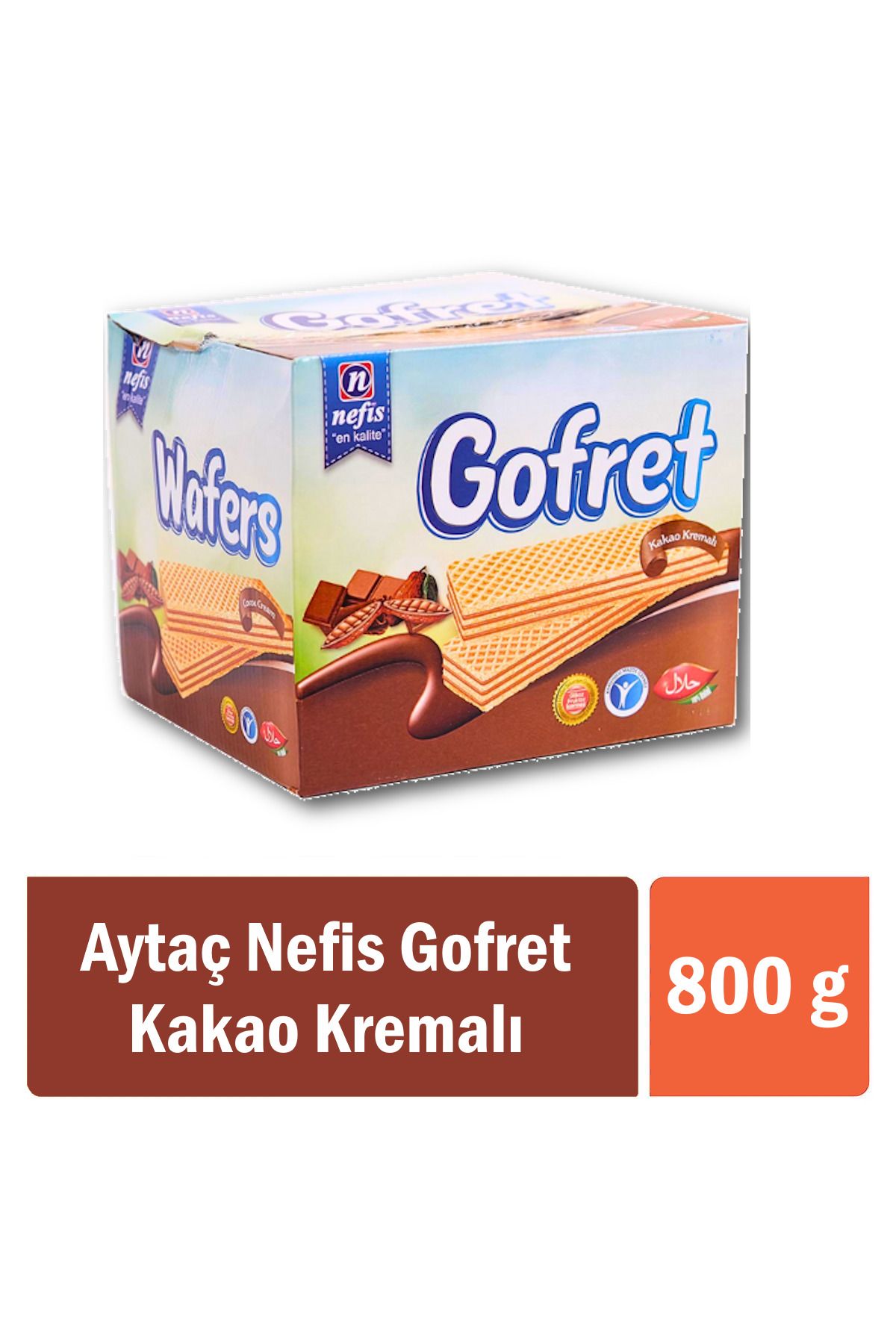 AytaçNefis Gofret KakaoKremalı 800 gr