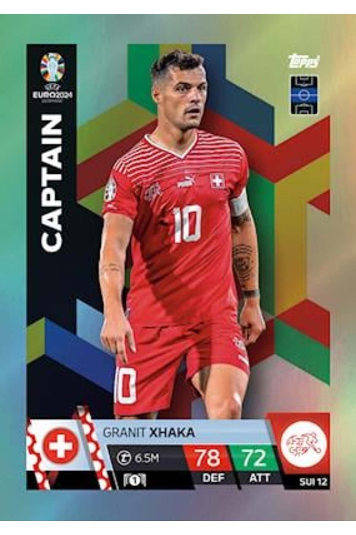 ToppsMatch Attax Euro 2024Futbol Kartları İsv...