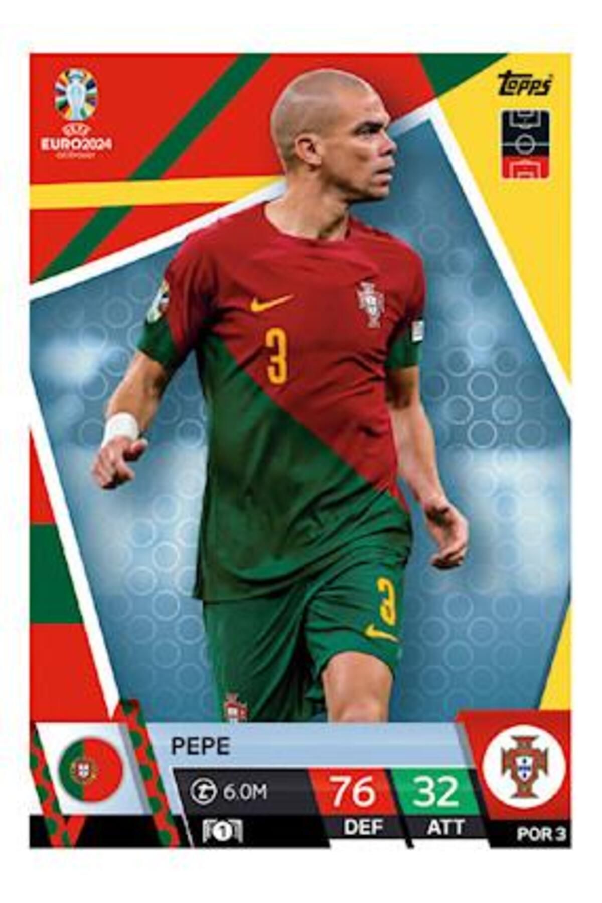 ToppsMatch Attax Euro 2024Futbol Kartları Por...