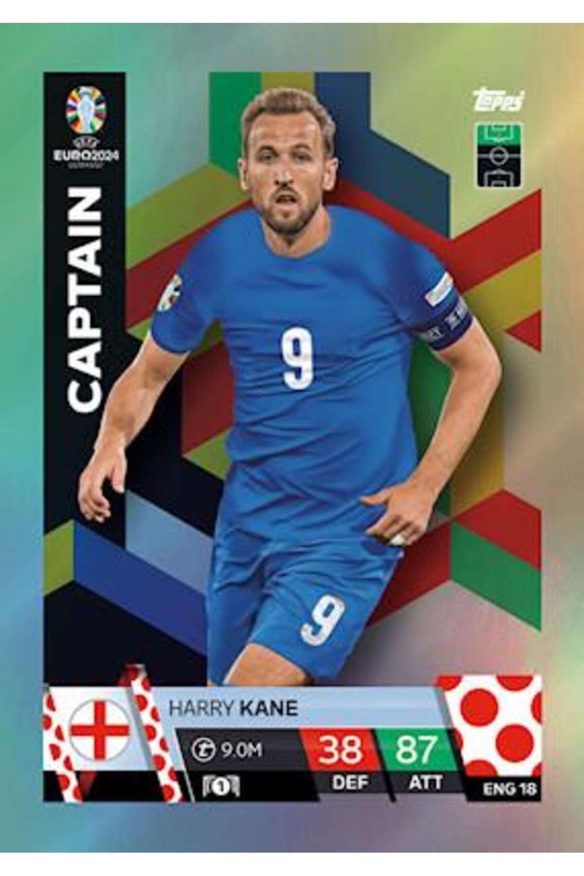 ToppsMatch Attax Euro 2024Futbol Kartları İng...