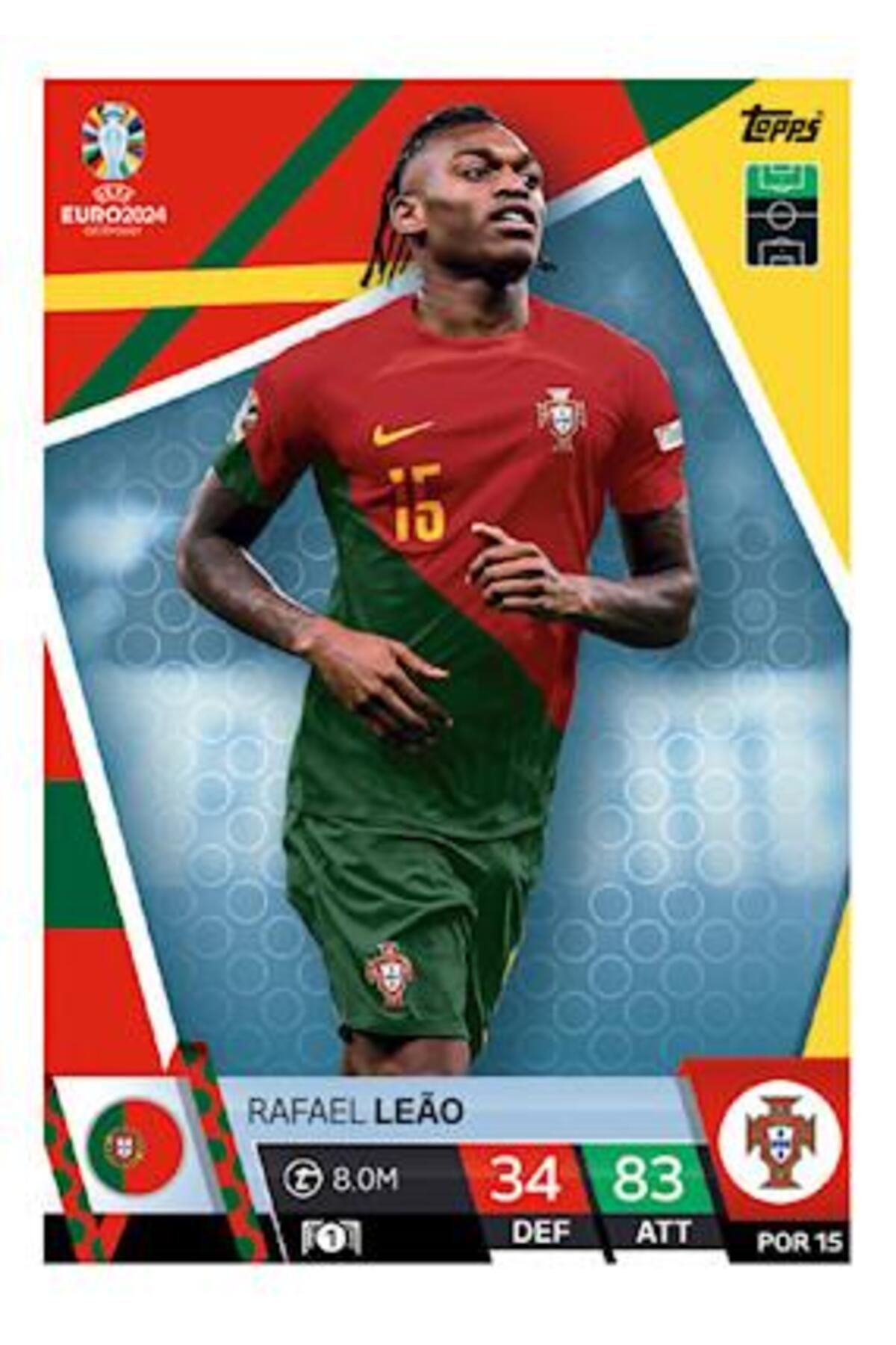 ToppsMatch Attax Euro 2024Futbol Kartları Por...