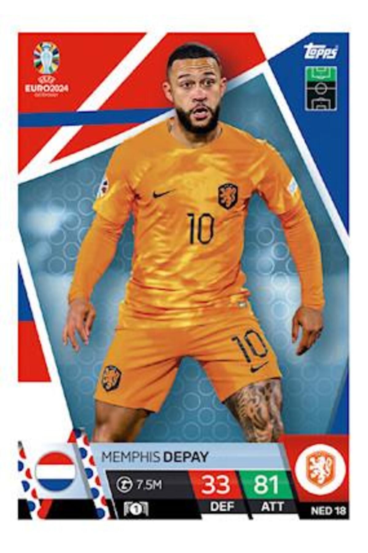 ToppsMatch Attax Euro 2024Futbol Kartları Hol...