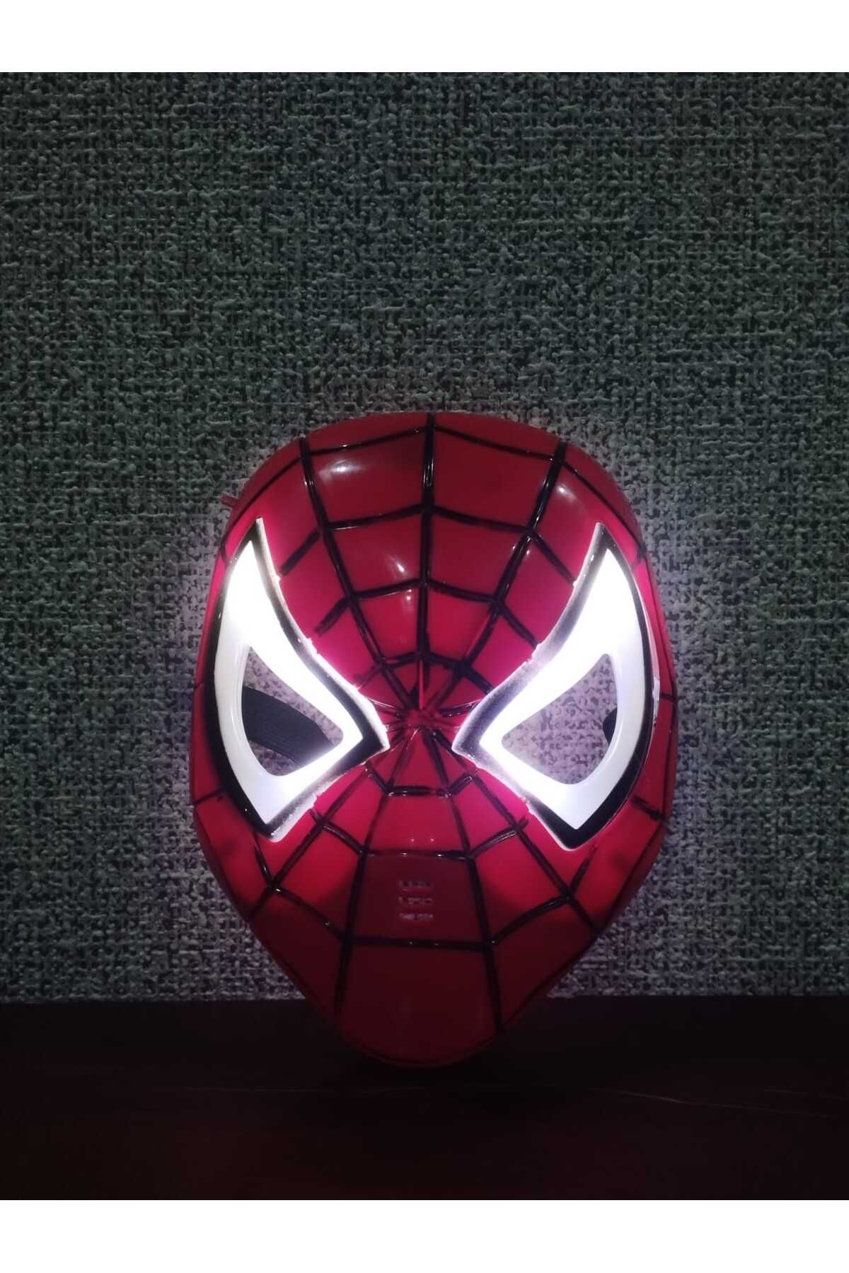 KİNKU Maske Işıklı SpidermanÖrümcek Adam Mask...