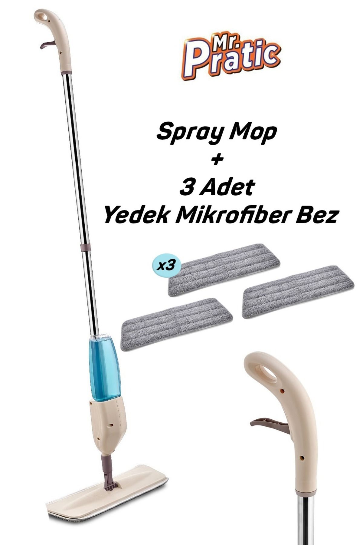 MR.PRATİCSpray Mop SuHazneli Püskürtmeli Prat...