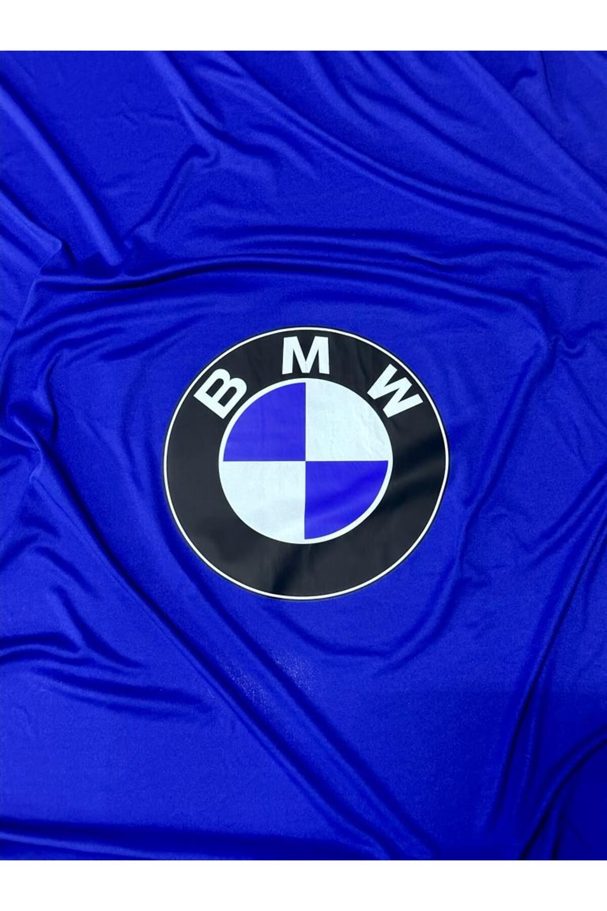 Bmw 4 Serisi F36 Gran Coupe (2014-2021) Araba Brandası Mavi Penye Branda Bmw Logo Oto Branda