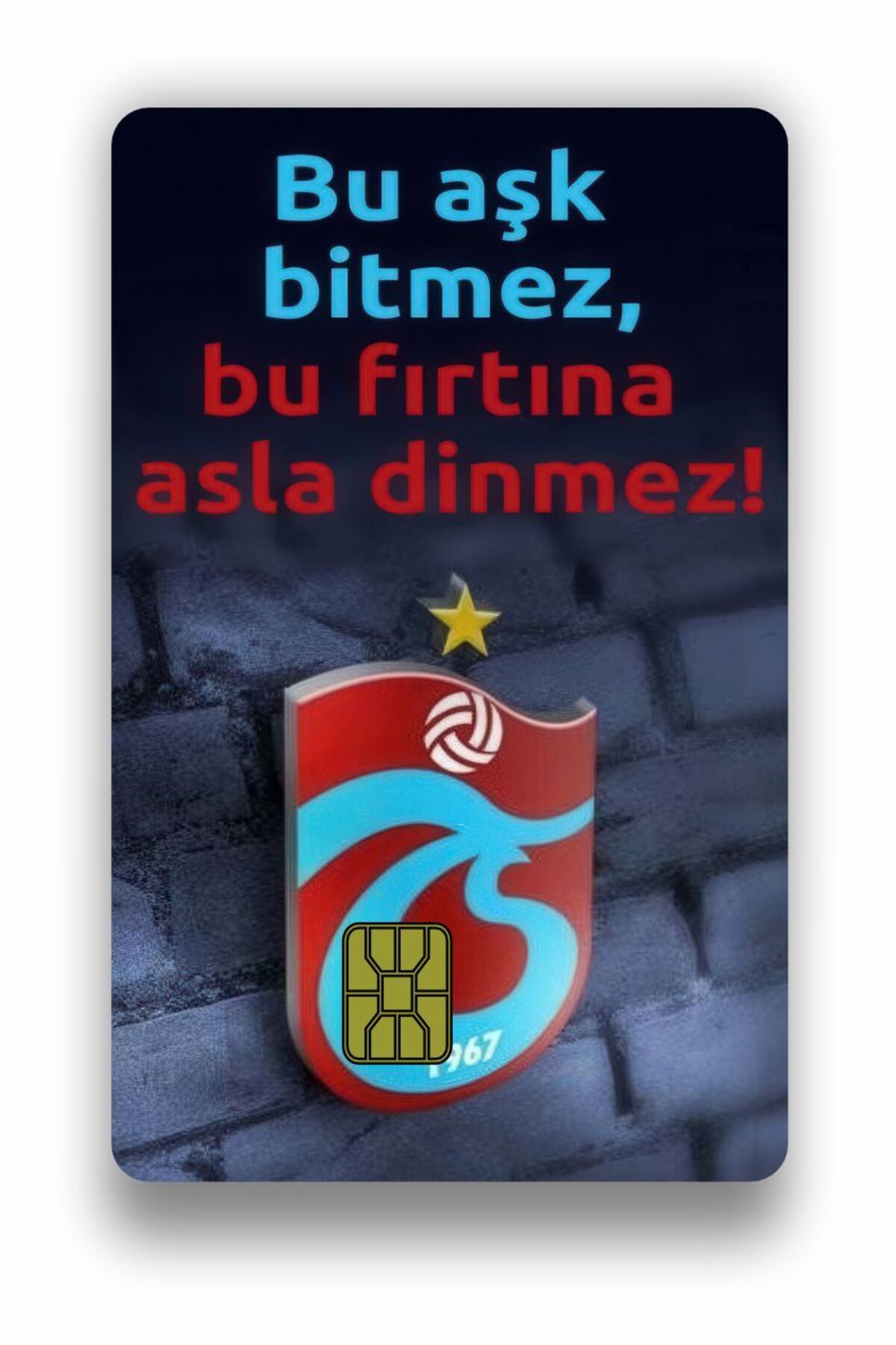 Trabzon 4'lü Banka Kartı Sticker Kaplama (ÖZEL JELATİN KAPLI)