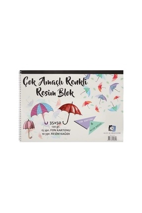 ÇOK AMAÇLI BLOK RESİM DEFTERİ 35x50 120gr. ALX-0299 Image 0
