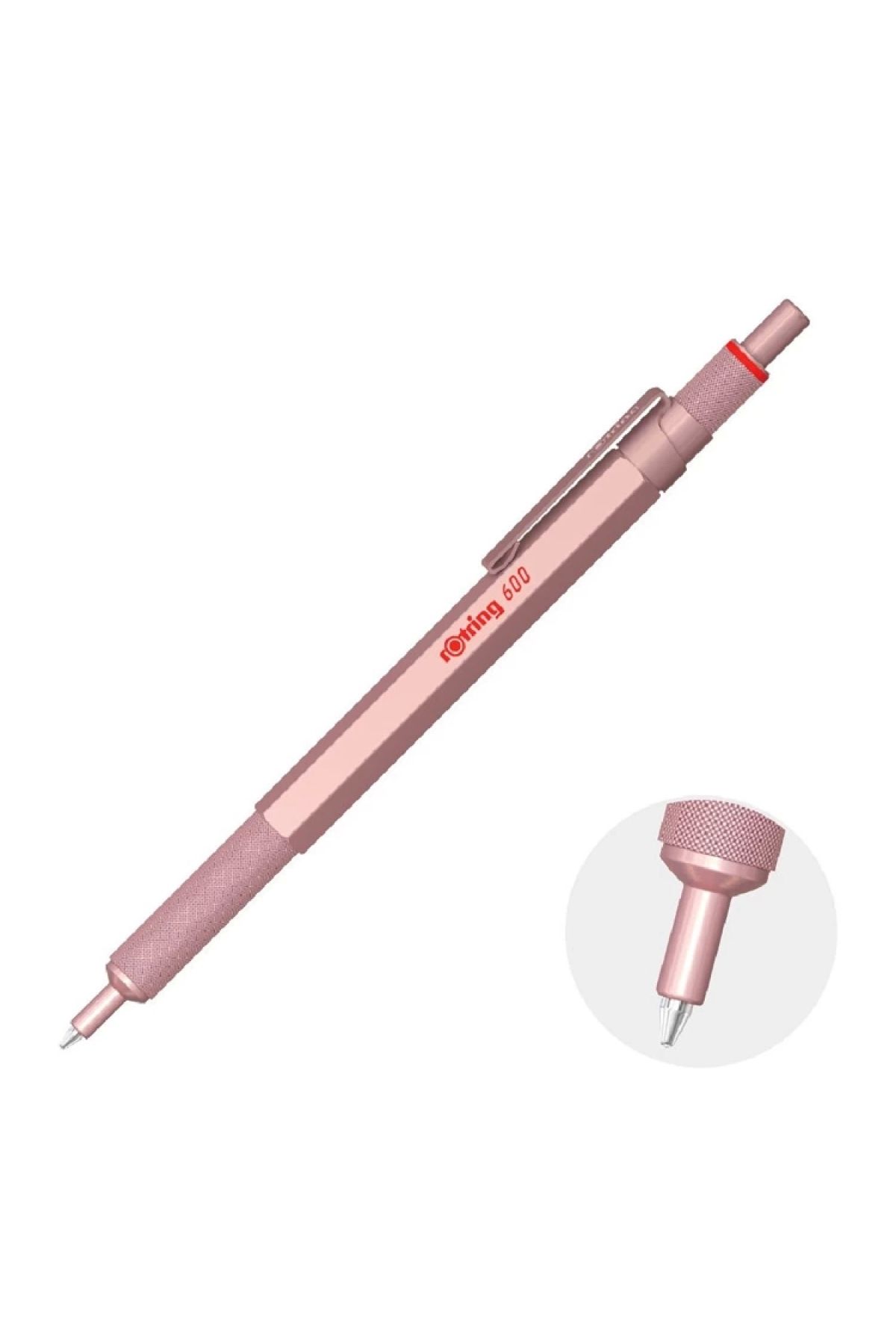 Rotring 600 Metal TükenmezKalem Metalik Pembe...