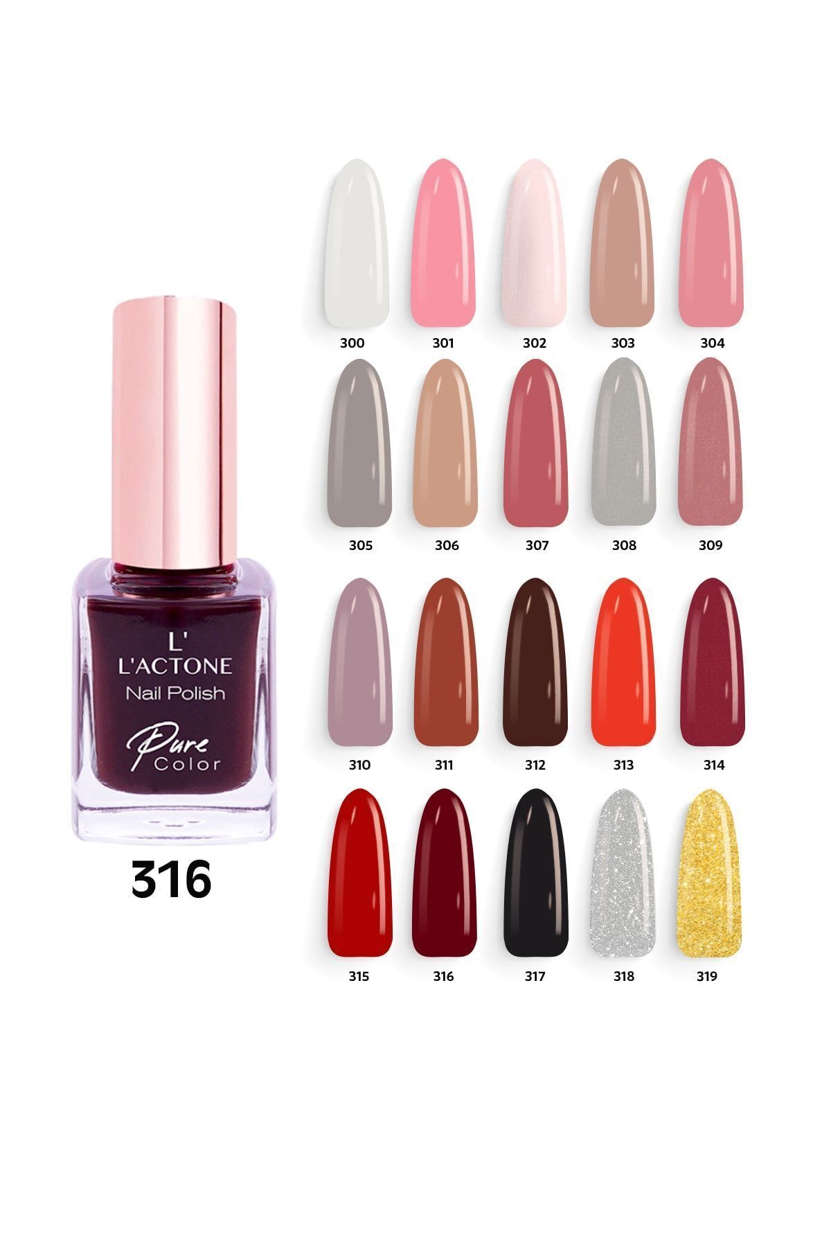 2'li Pure Colors Nail Oje Seti