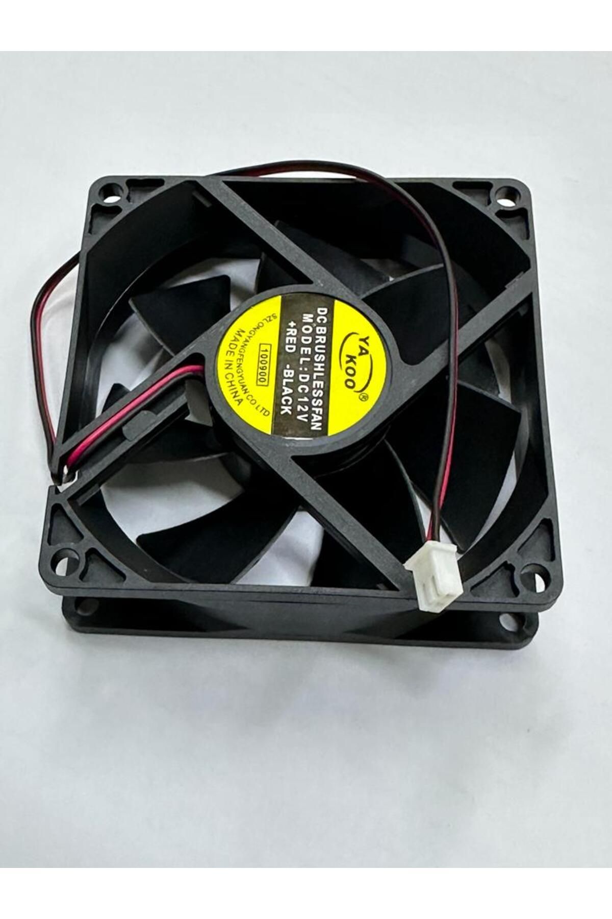 KEEPRO 8 Cm 12 Volt Fan 12Volt 8 Cm 2 Pinli 2...